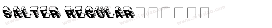 Salter Regular字体转换